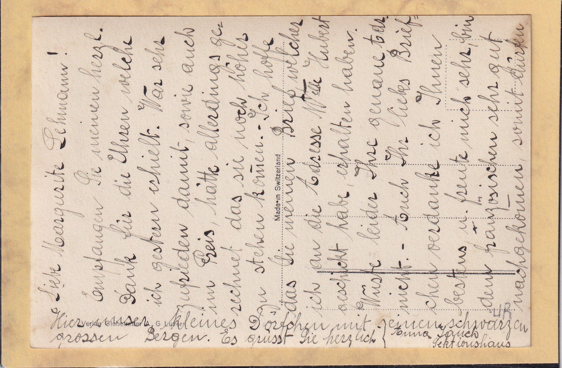 Cartoline postali: Göschenen - 1925 – Usato da Orvin venduto da Pyaeschli 1