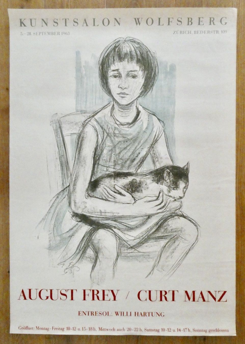 Foto & Immagini: Original Ausstellungsplakat  Frey / Manz – Usato da Lüchingen venduto da Eeizo