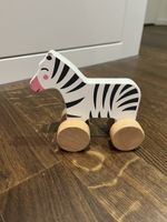 Holzspielzeug Zebra zum Schieben