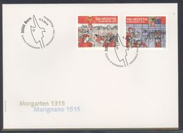 2015, FDC, Historische Ereignisse (Nr. 1544–1546)