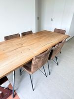 Stühle 5 Stück braun ohne Tisch