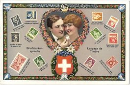 Briefmarkensprache   -   Langage  de  Timbre