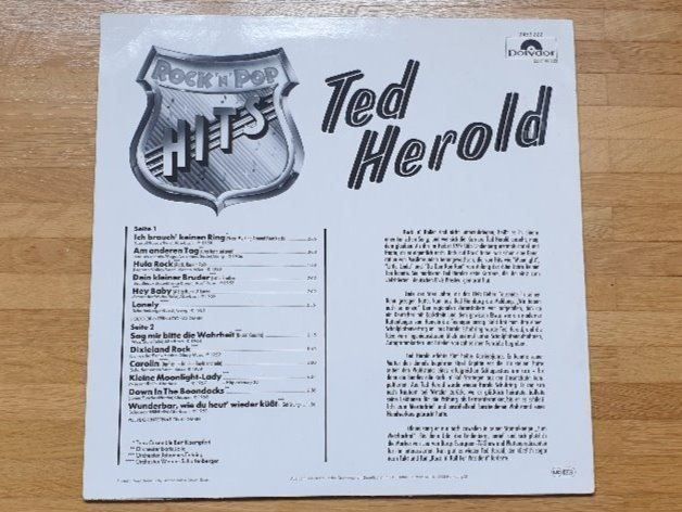 Dischi in vinile: Vinyl LP Ted Herold Rock 'n' Pop – Usato da Bottighofen venduto da Miatax5 1