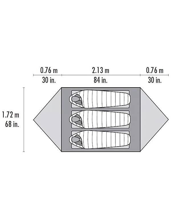 Msr Tende : MSR MUTHA HUBBA NX 3 inkl. FOOTPRINT – Usato da Bern venduto da Lucasschmied 2