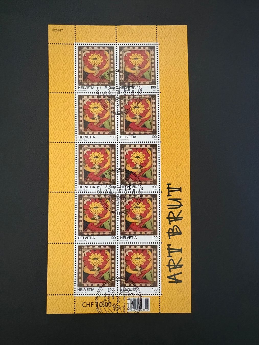 Alle Briefmarken: MiNr. 2012 - 2013 Schweiz, 2007 – Gebraucht aus Steinmaur von Nicorutishauser 2
