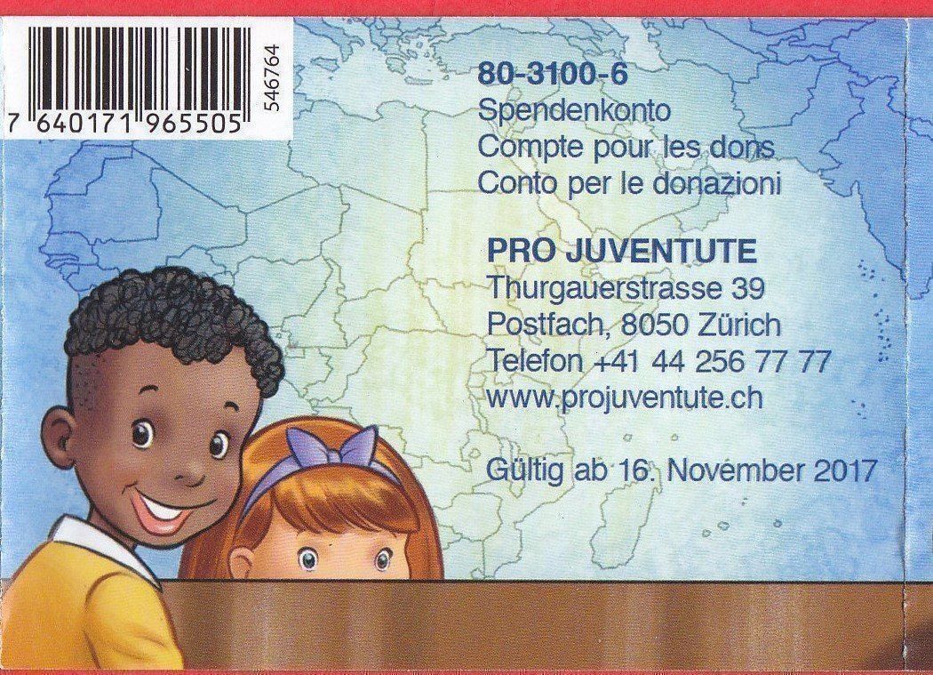 Tutti i francobolli: 2017 Pro Juventute aus Marken Heft  2x 4er  ** Postfrisch ** – Nuovo (secondo la descrizione) da Adliswil venduto da Aenti 1
