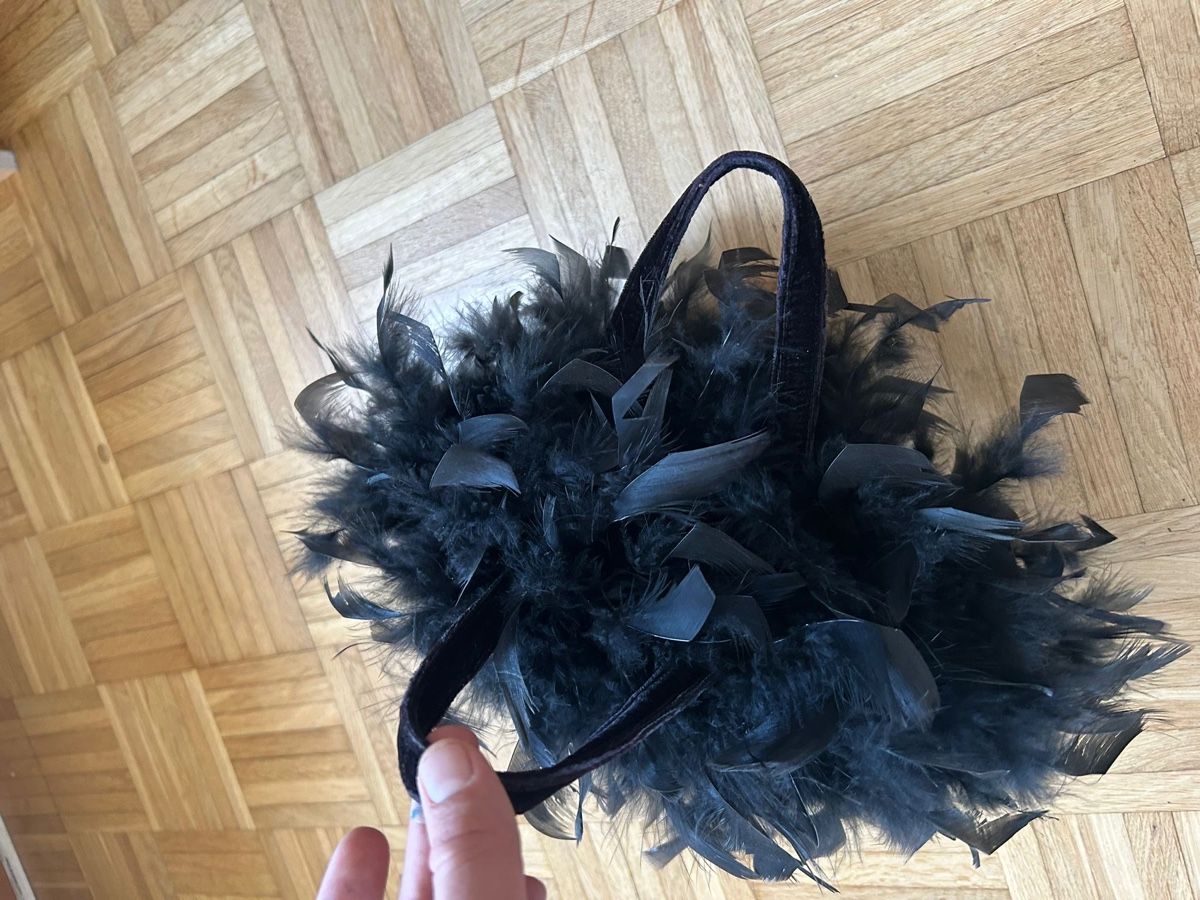 Borse da donna: Feder- Leo-Handtasche, Abendtasche- Party – Usato da Bern venduto da rah_fpy5 1