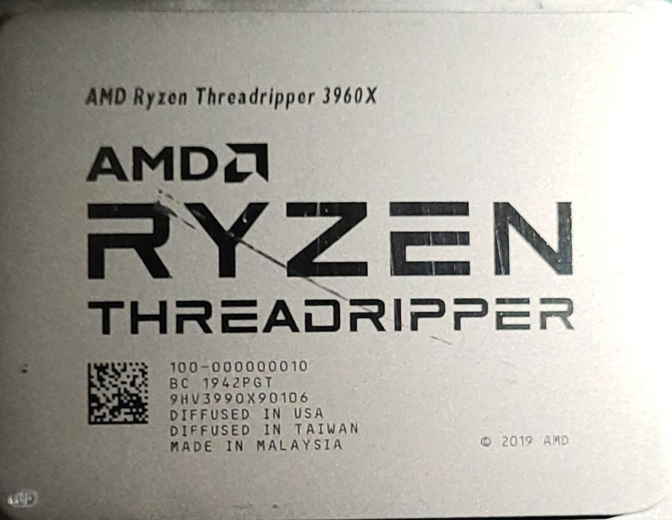 Amd PC: AMD Ryzen Threadripper 3960X - Top Zustand! – Usato da Zürich venduto da Gulbi1919