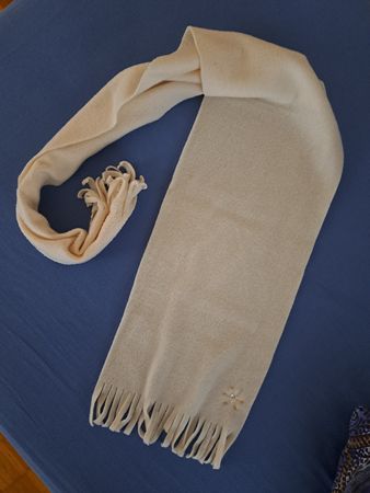 Warmer, kuscheliger Winter Schal, weiss, neuwertig!
