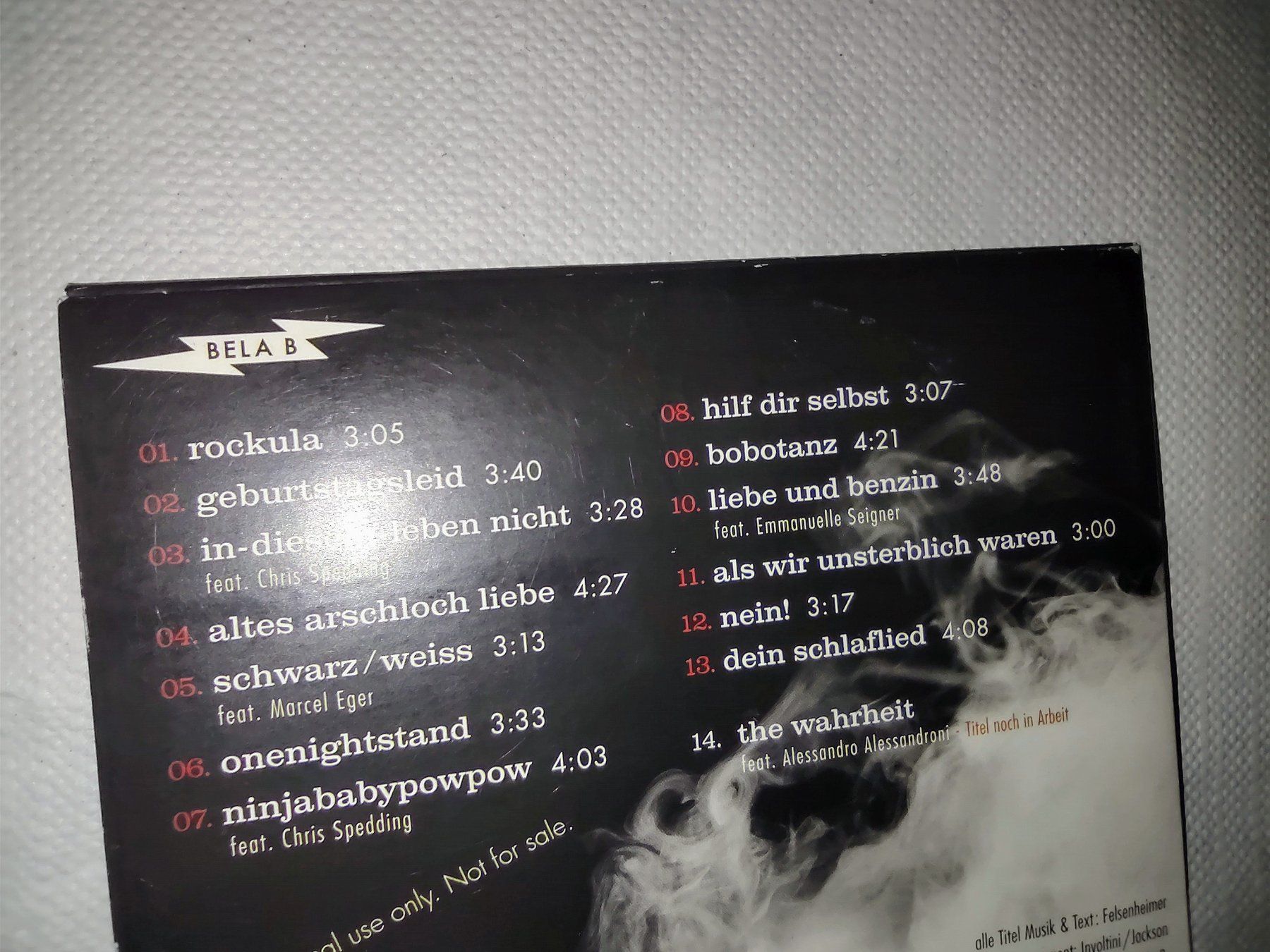CD: DIE ÄRZTE PROMO CD ** BELA B. ** CODE B ** PUNK ** – Usato da Lupfig venduto da Womewome 8