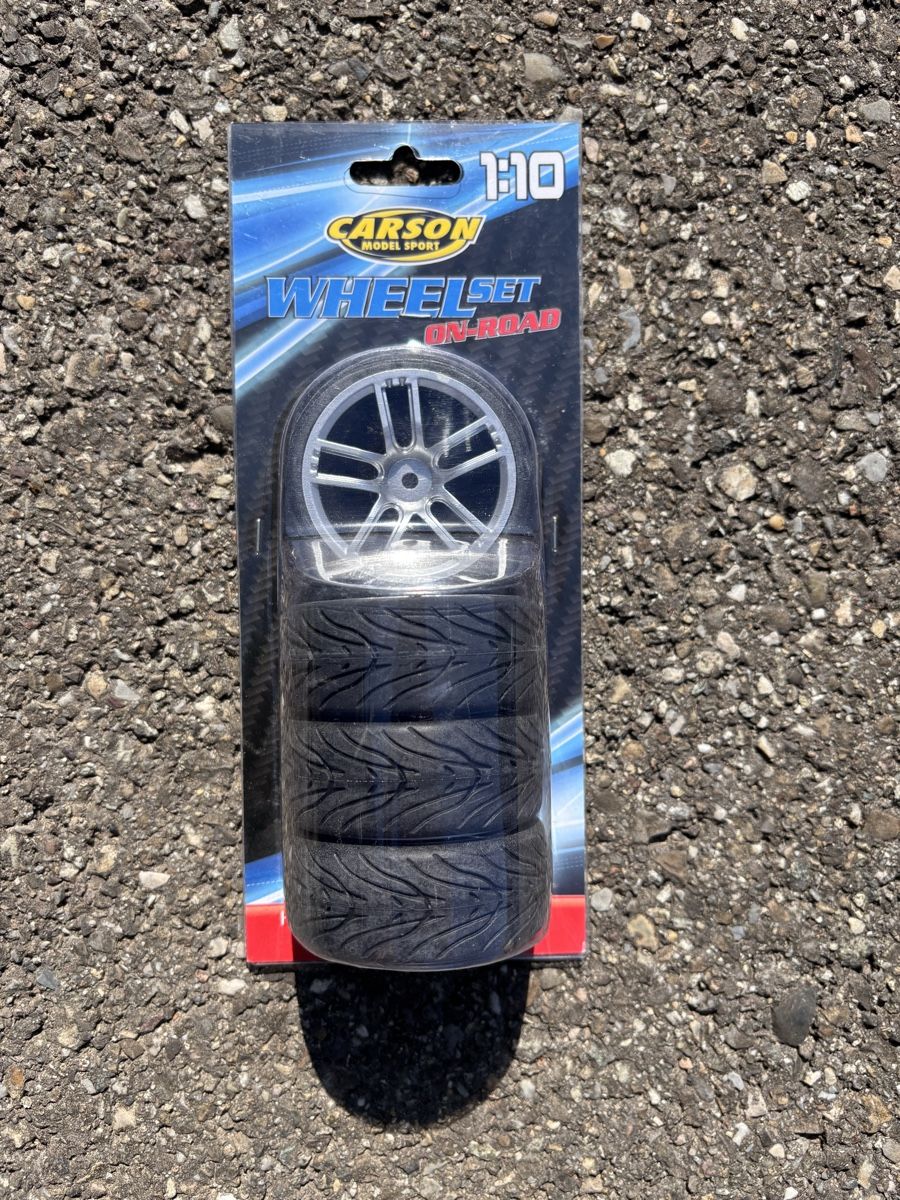 Carson RC Modellbau: Carson Onroad Reifen 1/10 Big Wheel-Set – Neu und originalverpackt aus Pratteln von fil_kkg5