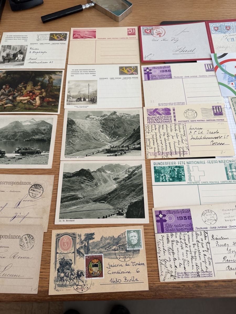 Cartes postales: 50 Postkarten Schweiz ab Alt – D'occasion à Murgenthal par Tina_4055 2