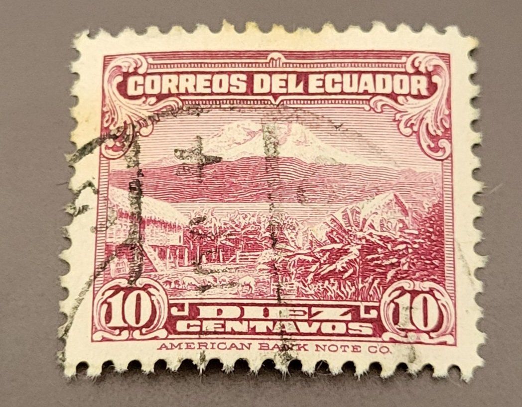 Tutti i francobolli: Ecuador 1934 alte briefmarke – Usato da St Gallen venduto da Stampsalshobby