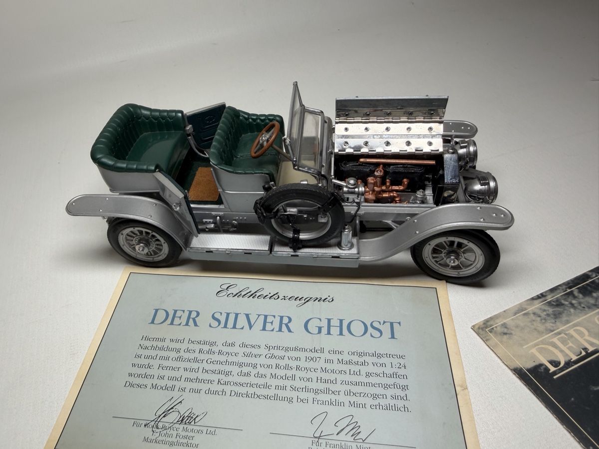 Franklin Mint Modellautos: Franklin Mint Rolls-Royce Silver Ghost 1907 1:24 – Gebraucht aus Rombach von vir_2dsd 5