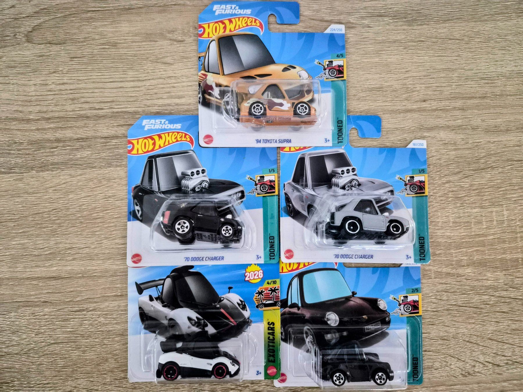 Hot Wheels Modellini d'auto: Hot Wheels Fast&Furious Set 5x – Nuovo e nell'imballaggio originale da LUZERN venduto da 6O15 3