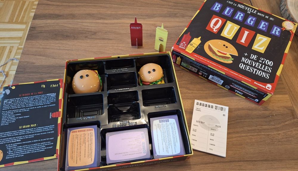Burger Quiz Gesellschaftsspiel – Für 2–7 Spieler, Inspiriert Von Der TV-Show