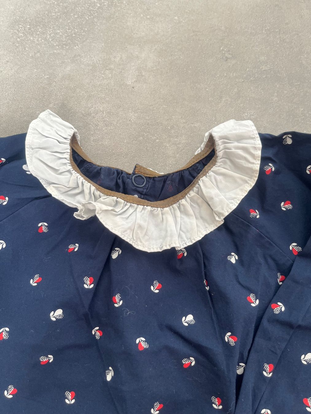 Okaidi Camicette, T-shirt & Top: Obaibi, Bluse, Langarmshirt, blau, Gr. 74 – Usato da Mollis venduto da Miss_Dresses 3