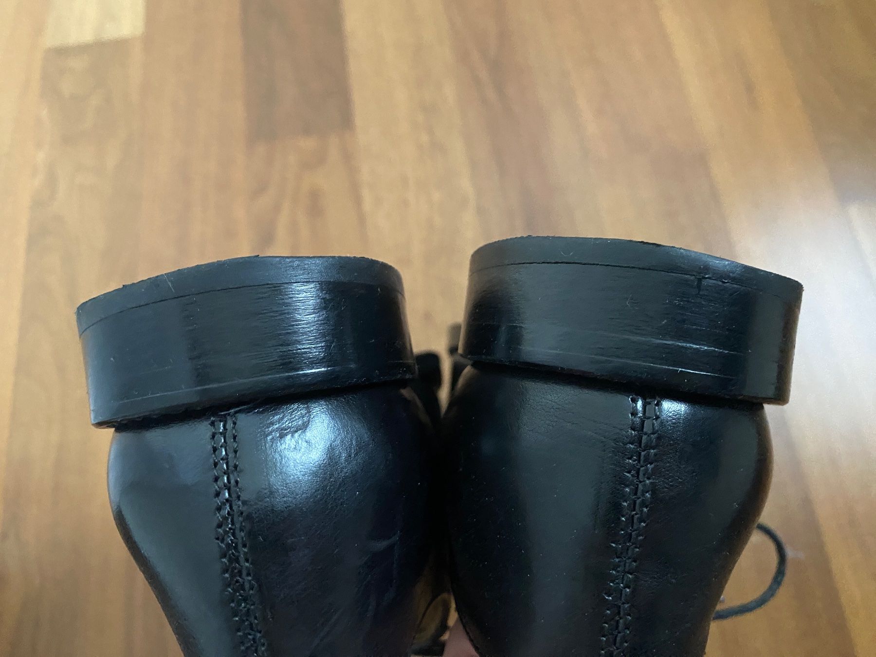 Scarpe da donna: Navyboot Damen Lederschnürschuh schwarz – Usato da Binz venduto da chr_5ljt 5