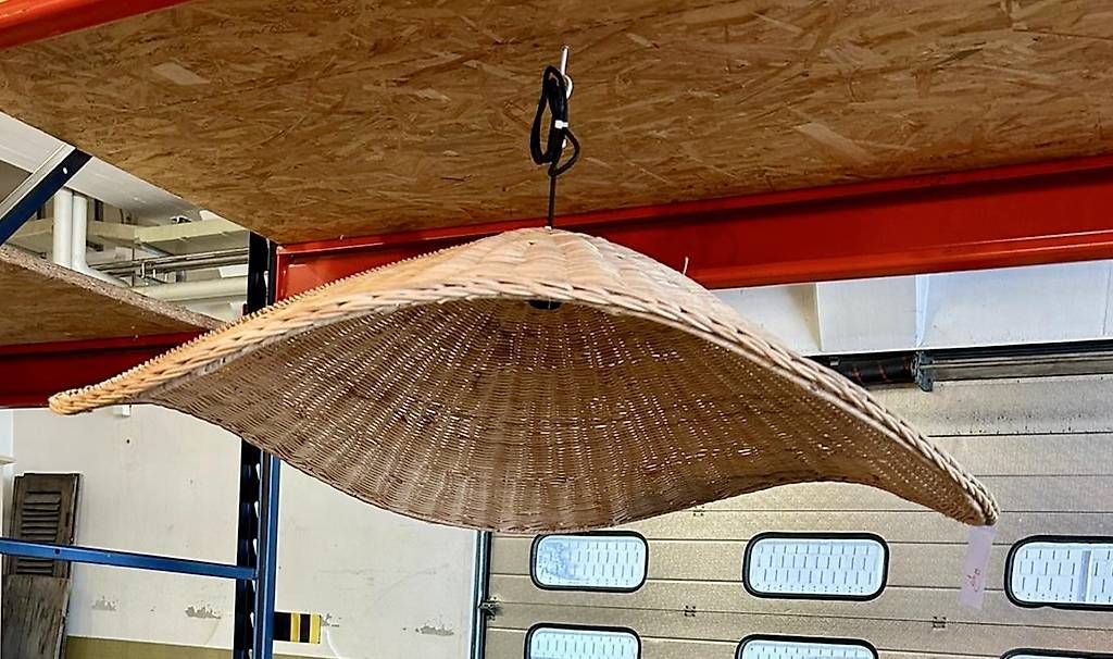 Paralumi: Wunderschöner Lampenschirm aus Rattan, Korbgeflecht – Usato da Meilen venduto da Leo66400