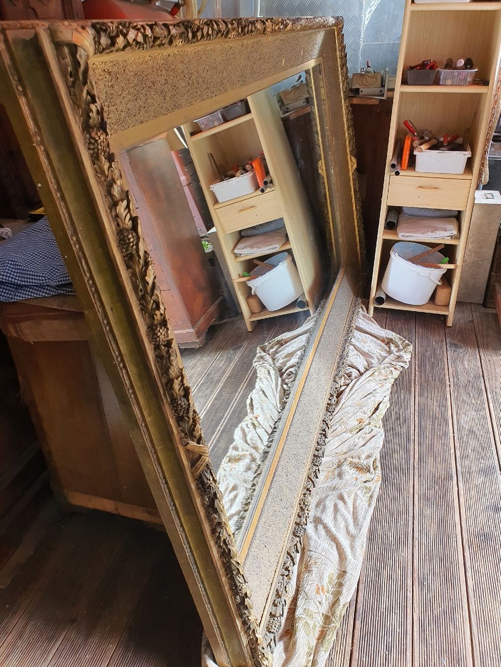 Spiegel: Grosser Jugendstil Spiegel – Gebraucht aus Wangen b. Olten von Hecht62xyz 2