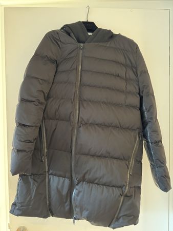 Alexander Wang Daunenmantel mit Leder, Grösse 2 (S)