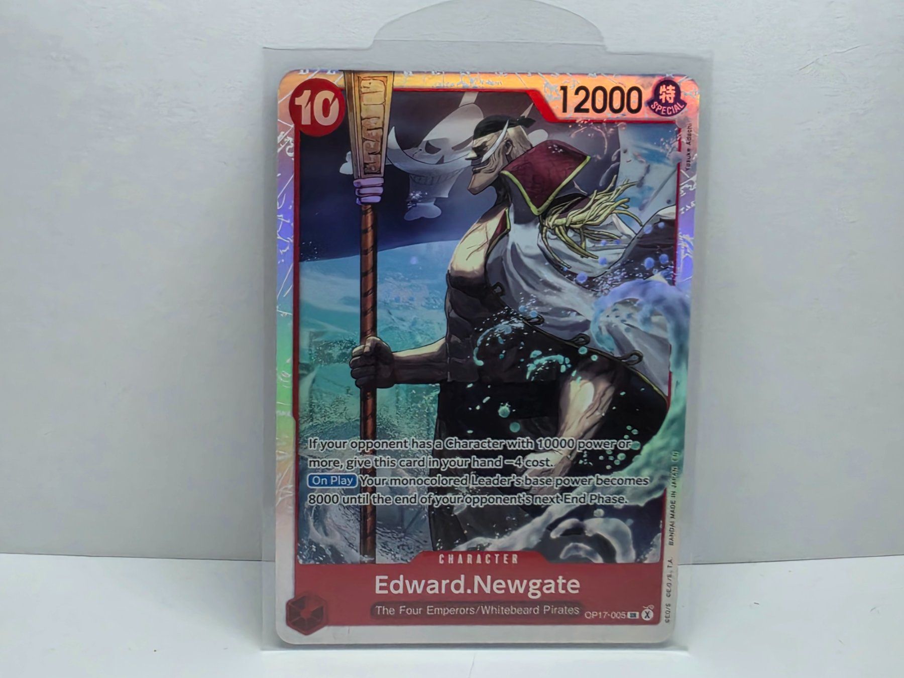 Bandai Carte collezionabili: One Piece Edward.Newgate OP17-005 SR – Nuovo (secondo la descrizione) da Biel/Bienne venduto da ManaTavern