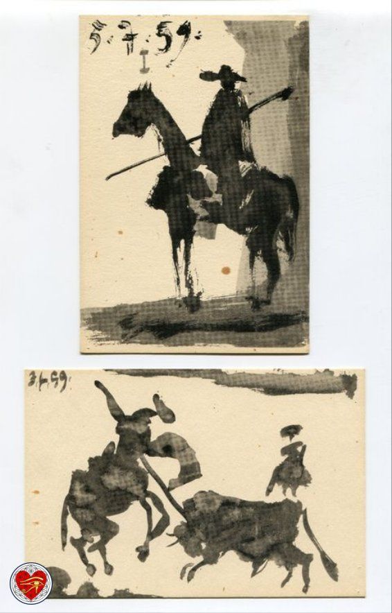 Cartoline postali: Kunstpostkarten Set - Picasso - 1961 – Nuovo (secondo la descrizione) da Thayngen venduto da Flomibrocki_1