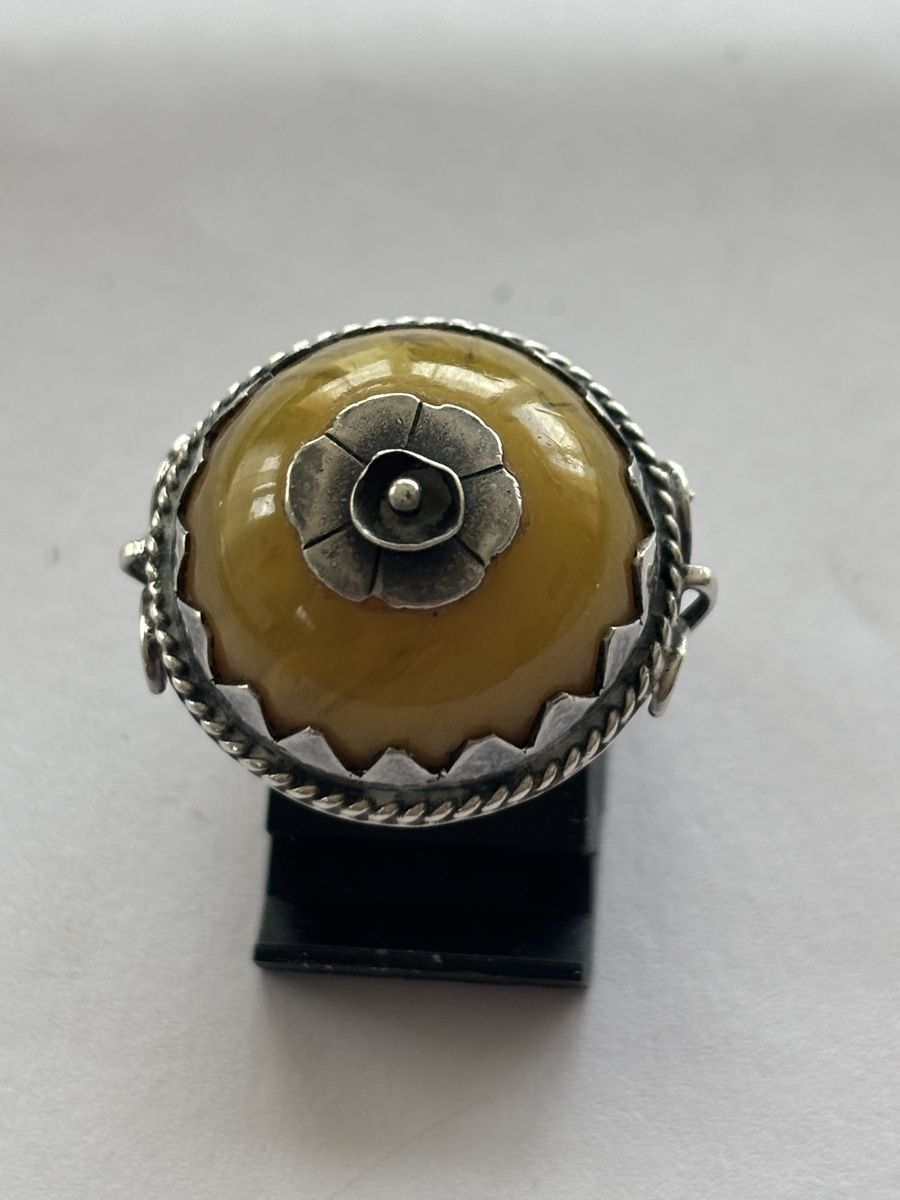 Anelli: Vintage  Ring Silber 800  Blumig – Usato da Langnau am Albis venduto da flusspflege 1