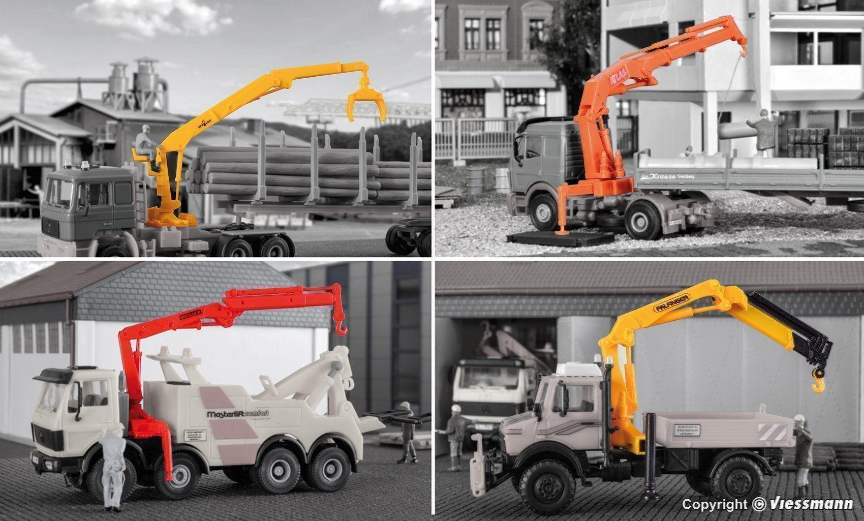 Kibri Kits de montage: 1:87 Kibri  Bausatz Ladekran, 4 Stück – Neuf avec emballage d'origine à Affoltern am Albis par Modellshop-8910 2