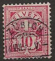 Tutti i francobolli: 61A, Vollstempel Zürich – Usato da Basel venduto da Bingis