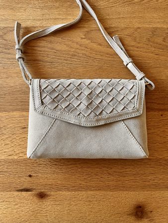 Elegante Wildleder Umhängetasche - Marke Zign