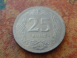 TURQUIE  25 Kurus  2013