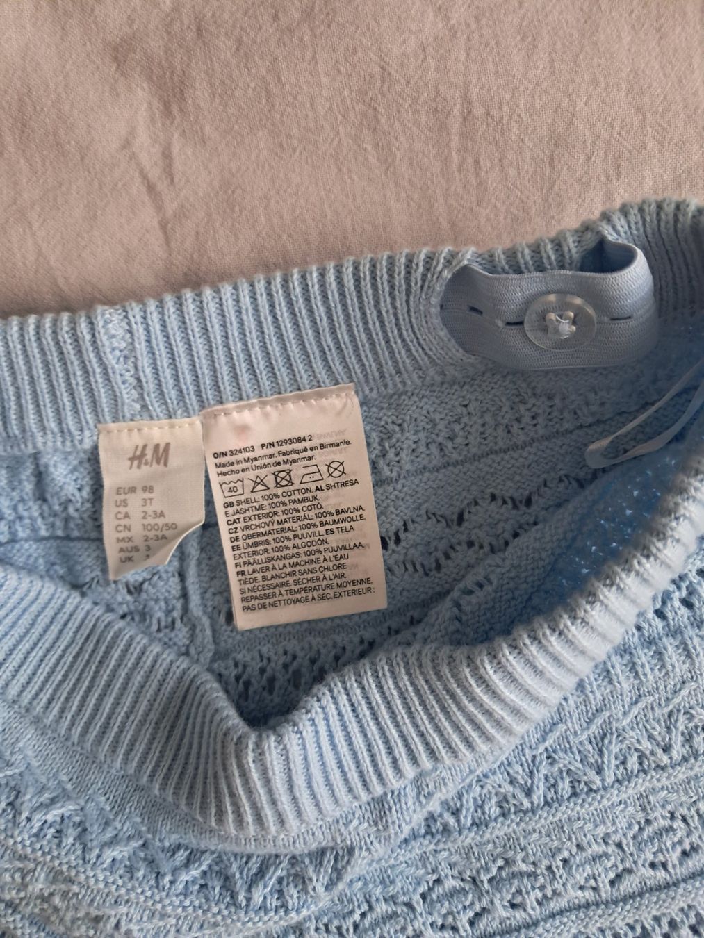 H&M Vestiti & Gonne: Neu H&M 2-teiliges Set in Musterstrick, Gr 98 – Nuovo (secondo la descrizione) da Adliswil venduto da muesli_huesli 4