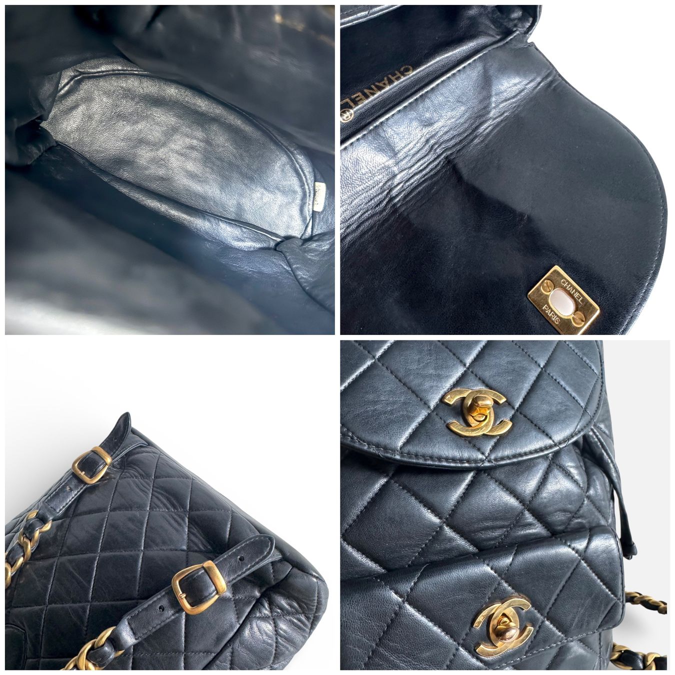 Chanel Borse da donna: CHANEL Lambskin Quilted Backpack Tasche – Usato da Kriens venduto da hannaandkiko 9