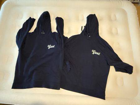 2 Gant Hoodies Dunkelblau XXL