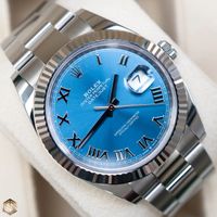 Rolex Datejust Azzuro Blue Dial 126334 41 mm