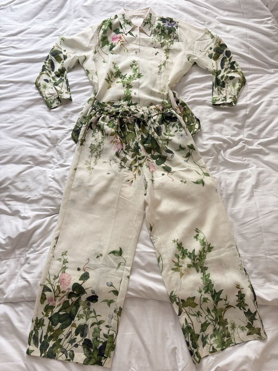 Jumpsuits: Custom-made Linen Blouse & Pants [Freesize] – Neu (gemäss Beschreibung) aus St.Josefen von lop_lh8d 5