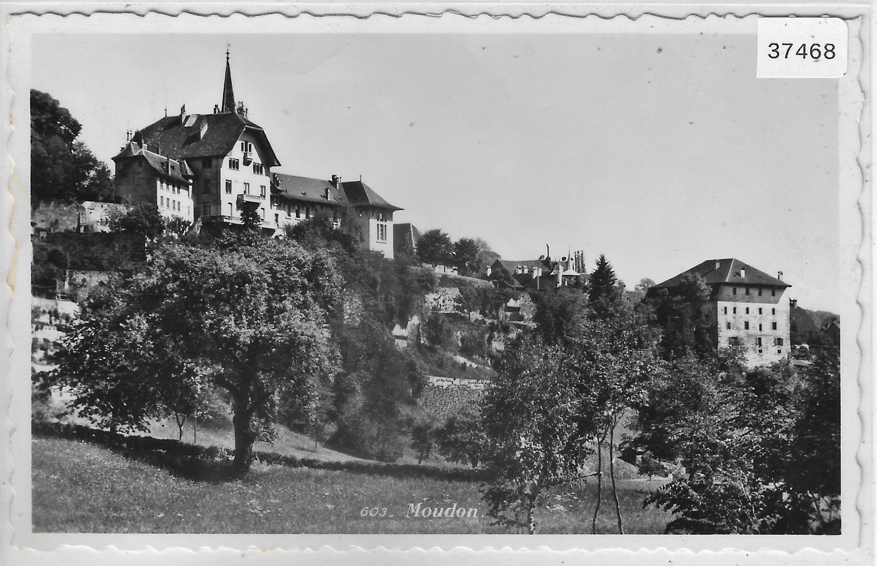 Ansichtskarten: Moudon - partie du village – Gebraucht aus Ettingen von Kartenplanet