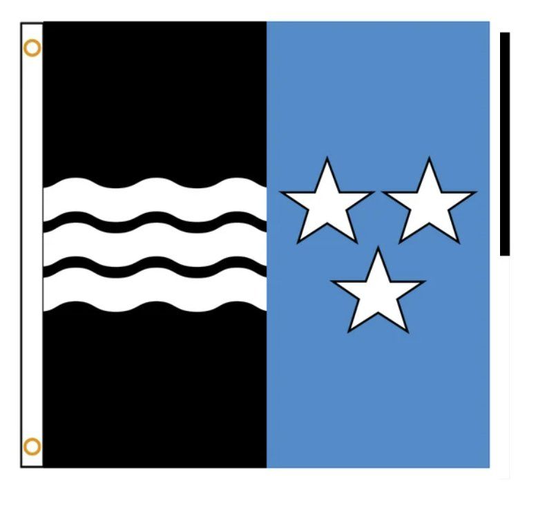 Bandiere: Schweizer Flagge Kanton Aargau 90x90cm – Nuovo e nell'imballaggio originale da Gurmels venduto da Swisspod