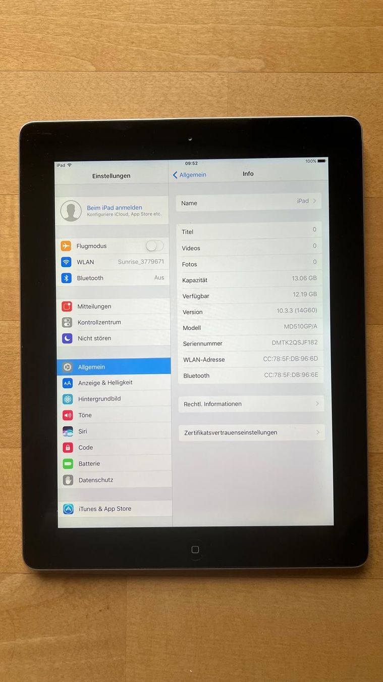 Apple Tablet PC: iPad 4th generation WIFI – Usato da Säriswil venduto da pingu_007 2