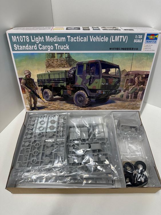 Maquette de camion AMERICAN ARMY M1078 LMTV TRUK [ARMOR CABIN