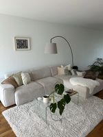 Beiges Cord Ecksofa