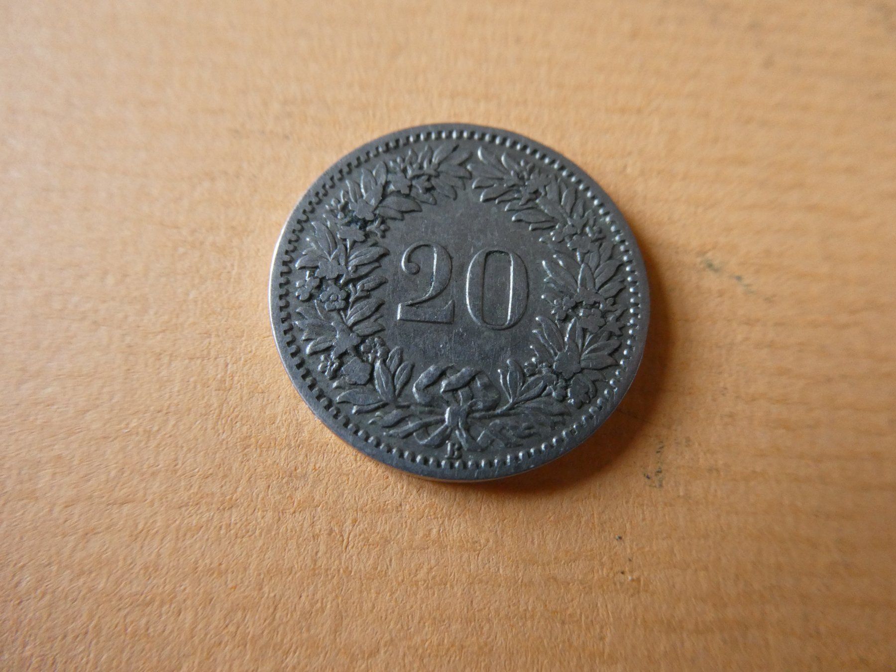 Toutes les monnaies: Schweiz 1887, 20 Rappen – D'occasion à Hinterforst par Rohusri 1