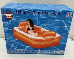 Aufblasbarer Pool  Relax & Geniesser Pool Planschbecken