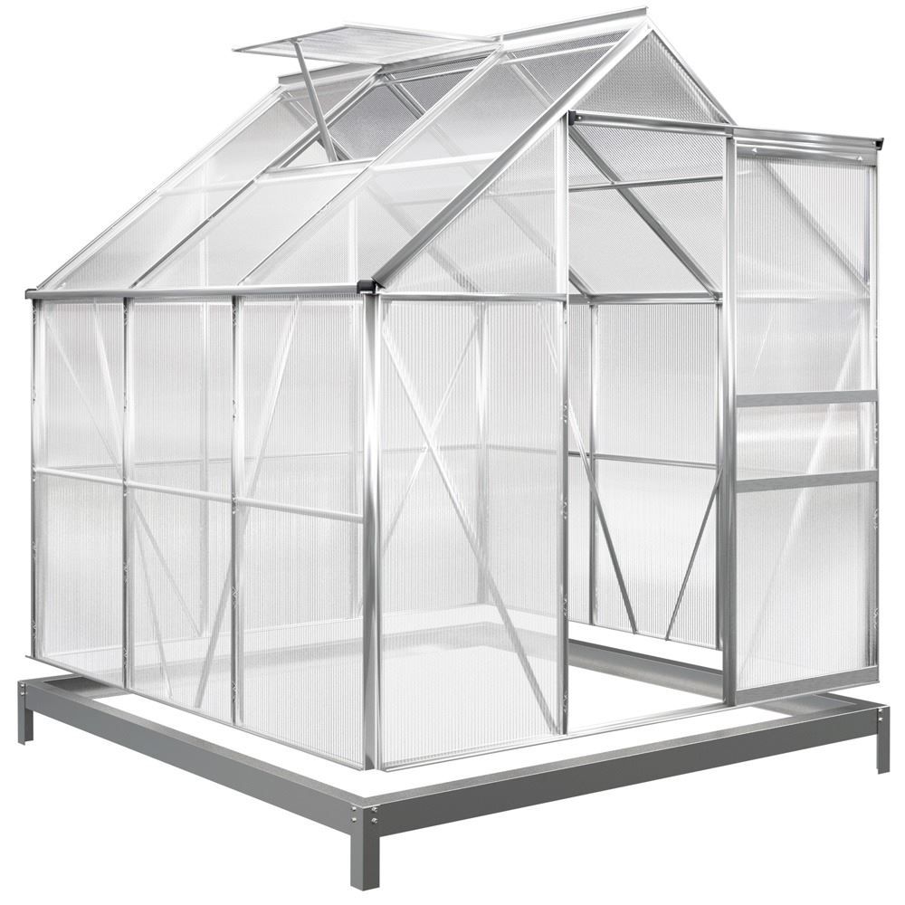 Gartenhäuser & Gewächshäuser: Gewächshaus 190x190x195cm mit Fundament – Neu und originalverpackt aus Winterthur von aredo 3