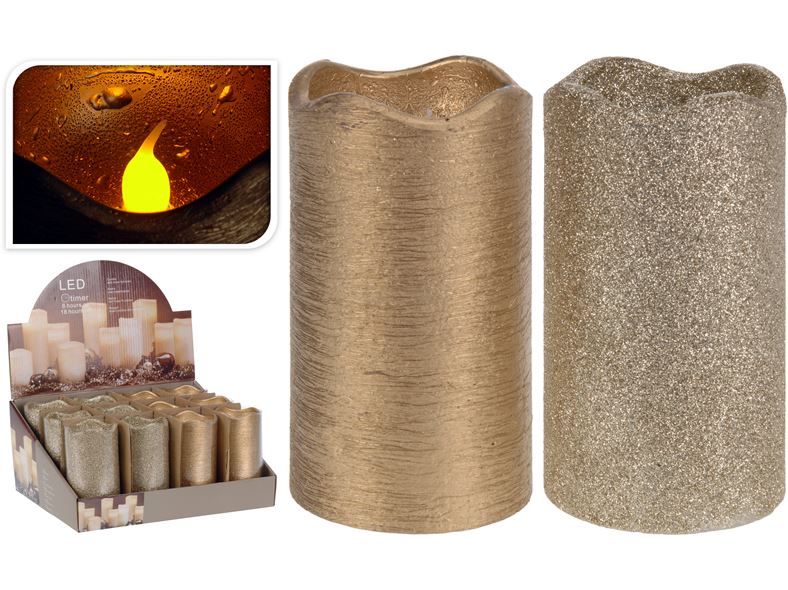 Candele: LED Kerze 7 x 13 cm, mit Timer, 2 fach s – Nuovo e nell'imballaggio originale da Aesch BL venduto da Elektronik_Laden 2