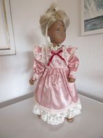 Puppenkleider Sasha, Kleid, Rock, Spitzen + Schleife, 27 cm