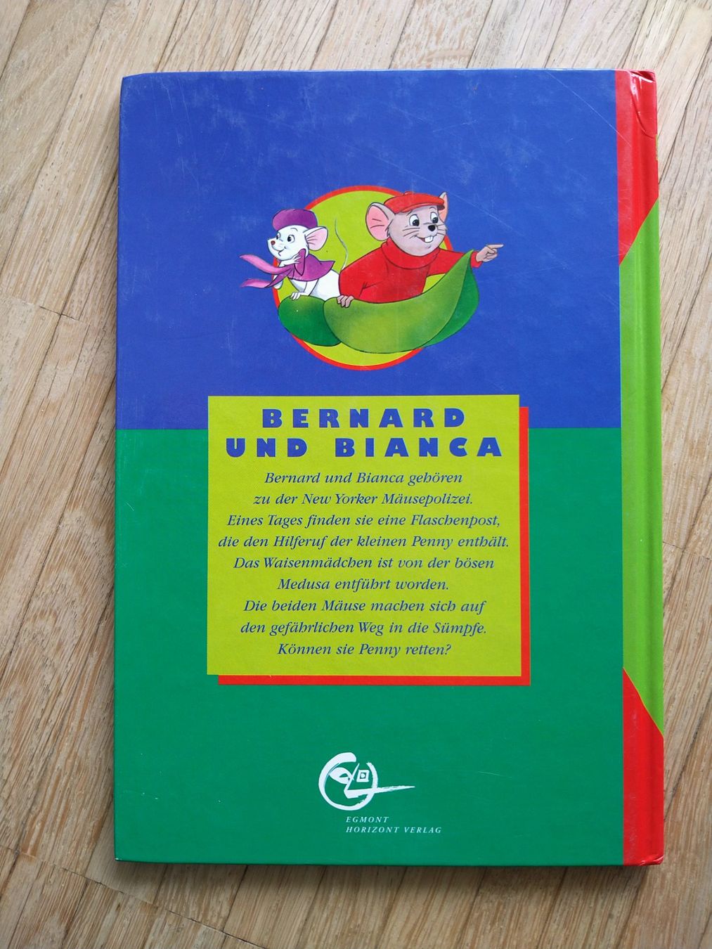 Libri: Bernard und Bianca - Walt Disney - Egmont Horizont – Usato da Heimberg venduto da samson16 3