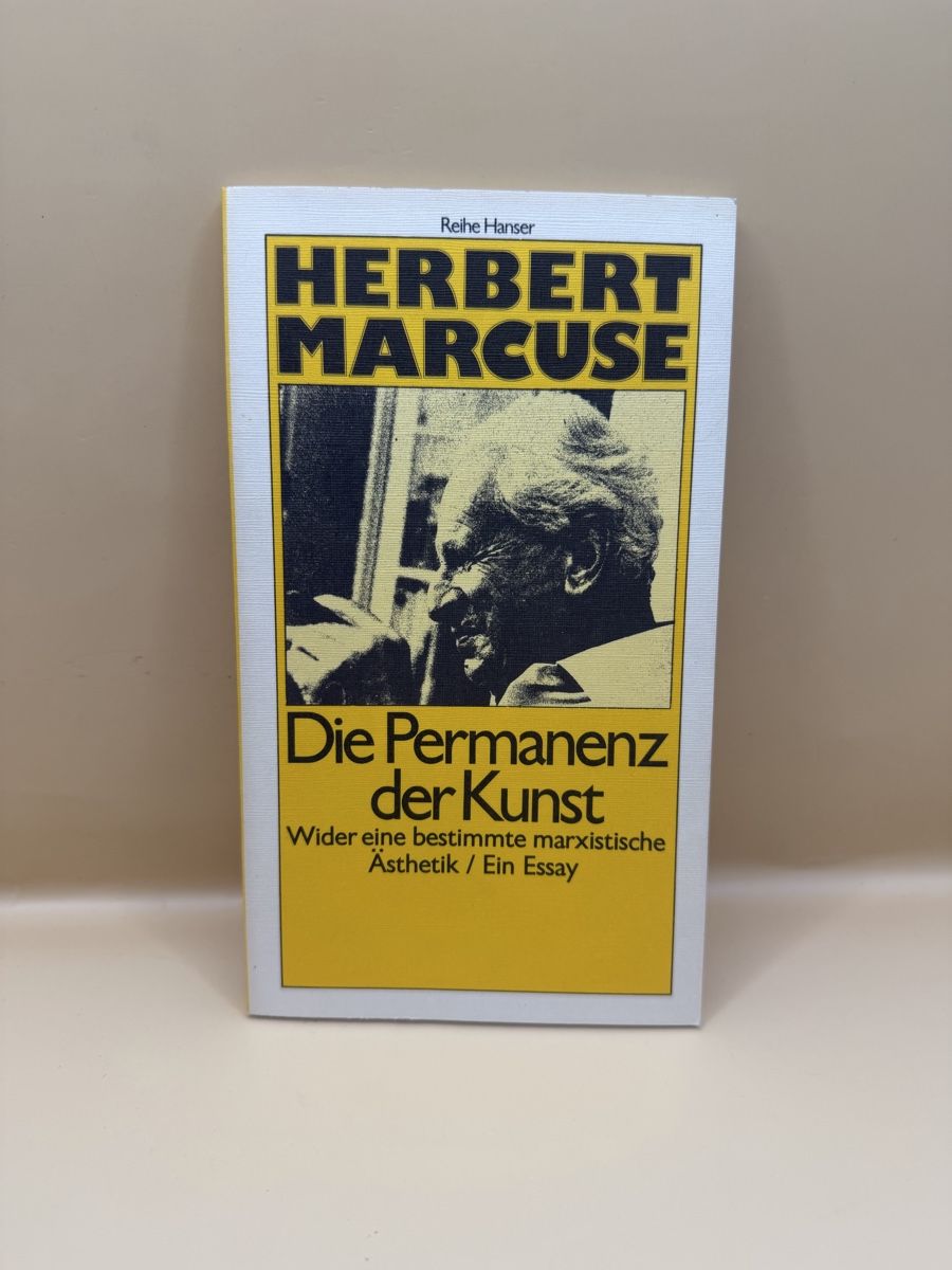 Libri: Marcuse Die Permanenz der Kunst Hanser 1977 – Usato da Genève venduto da sho_67qj