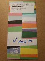 Olav Christopher Jenssen - Kunst - signierter Flyer